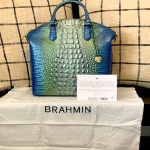 Brahmin Large Duxbury Satchel in Haven